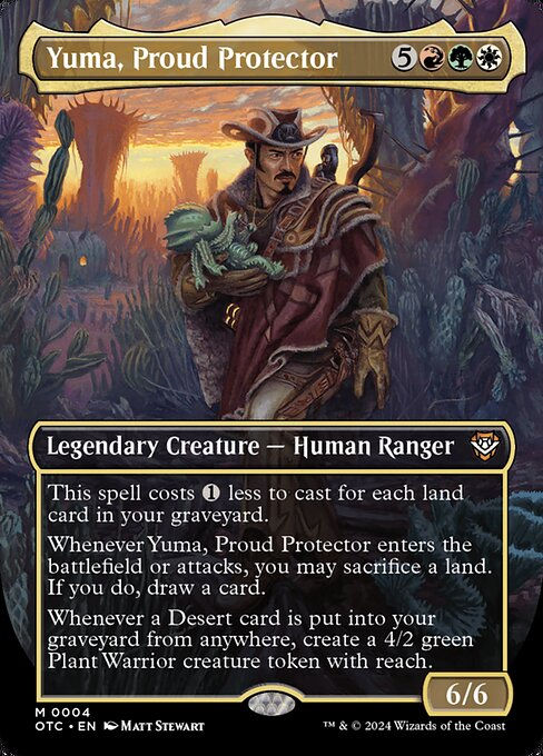Yuma, Proud Protector (otc) (4) / Borderless Foil