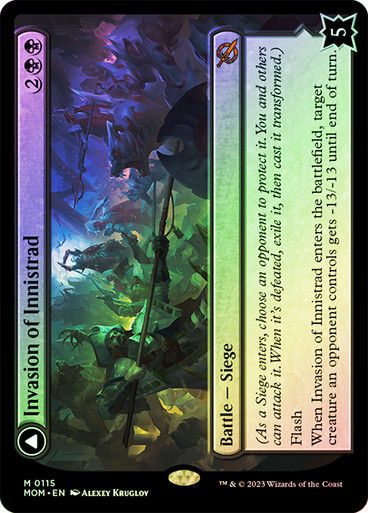 Invasion of Innistrad // Deluge of the Dead (mom) / Foil — cara 1 de 2
