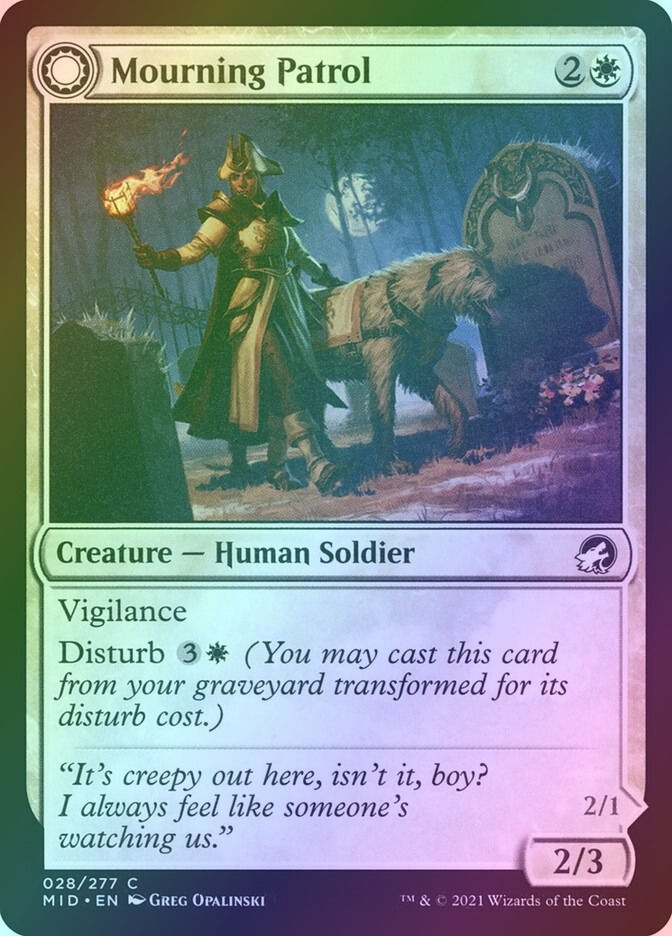 Mourning Patrol // Morning Apparition (MID) (28) / Foil — cara 1 de 2