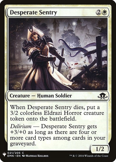Desperate Sentry (PLST) (EMN-21)