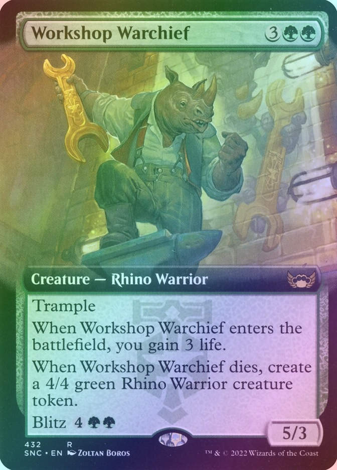 Workshop Warchief (SNC) (432) / Extended Art / Foil
