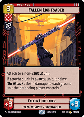 Fallen Lightsaber (SOR_#137/252)