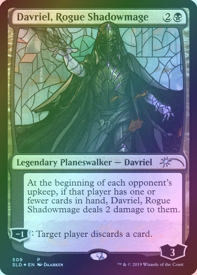Davriel, Rogue Shadowmage (SLD) (509) / Foil