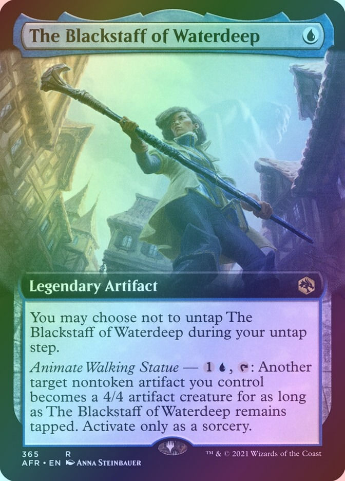 The Blackstaff of Waterdeep (AFR) (365) / Extended Art / Foil
