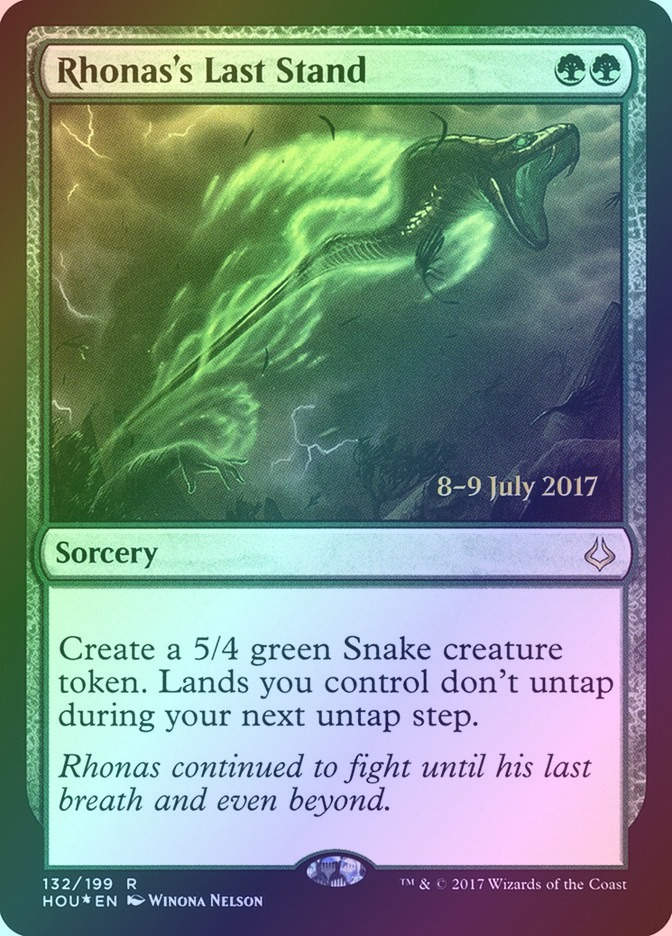 Rhonas's Last Stand (PHOU) (132s) / Foil