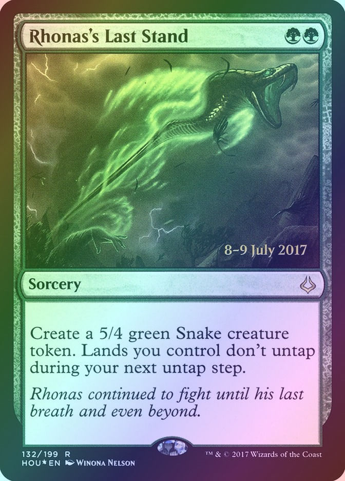 Rhonas's Last Stand (PHOU) (132s) / Foil