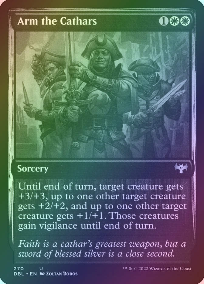 Arm the Cathars (DBL) (270) / Foil