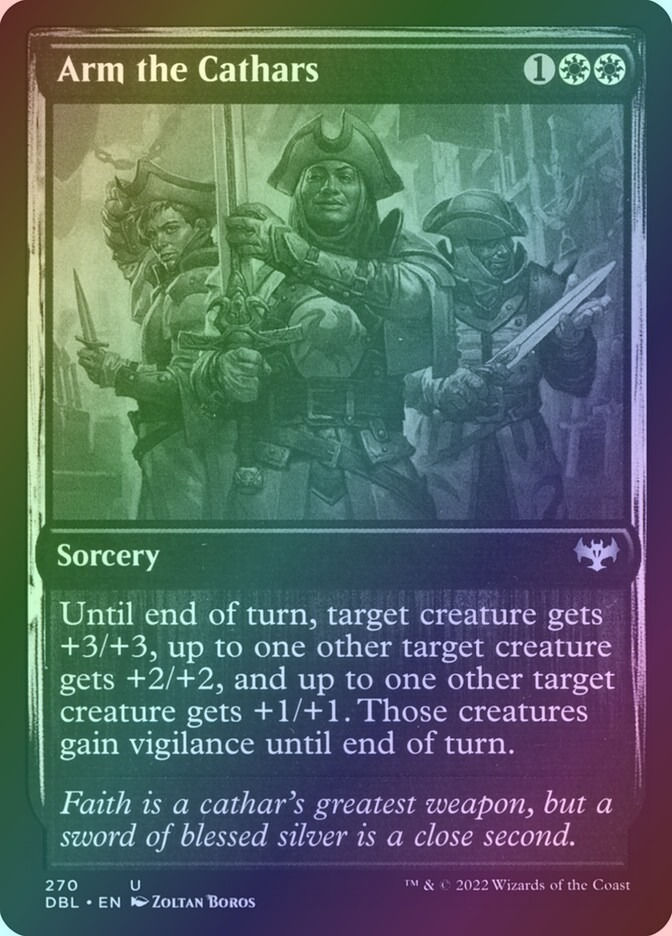 Arm the Cathars (DBL) (270) / Foil