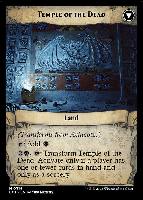 Aclazotz, Deepest Betrayal // Temple of the Dead (lci) / Showcase — cara 2 de 2