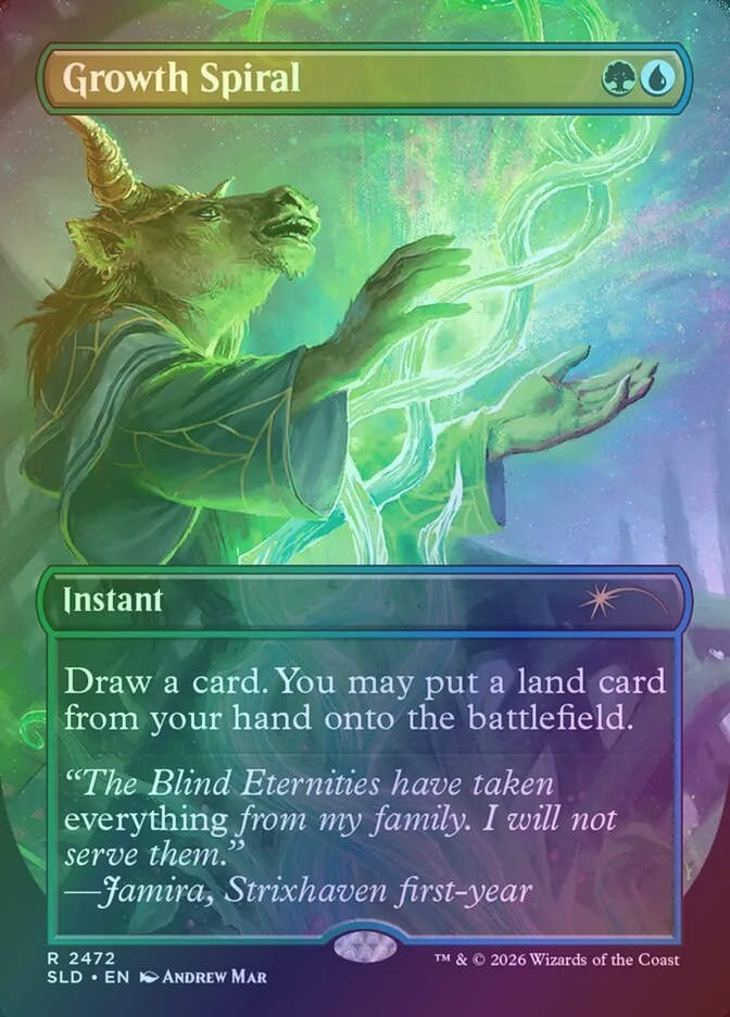 Growth Spiral (SLD) (2472) / Borderless / Foil