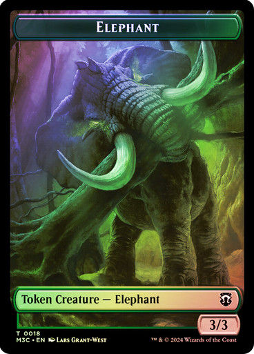 Elephant // Beast Token T16 (TM3C) / Ripple Foil — cara 1 de 2