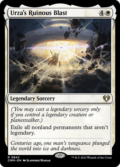 Urza's Ruinous Blast (cmm) (Commander Deck)