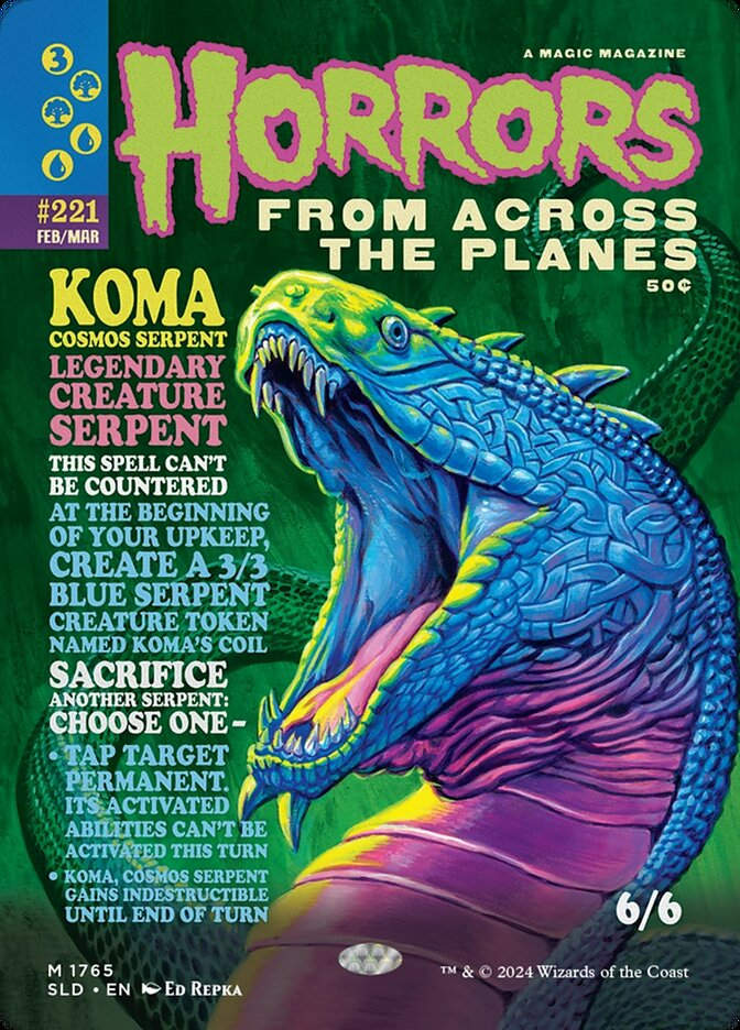Koma, Cosmos Serpent (SLD) (1765) / Borderless
