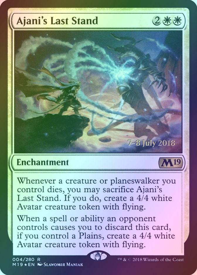 Ajani's Last Stand (PM19) (4s) / Foil