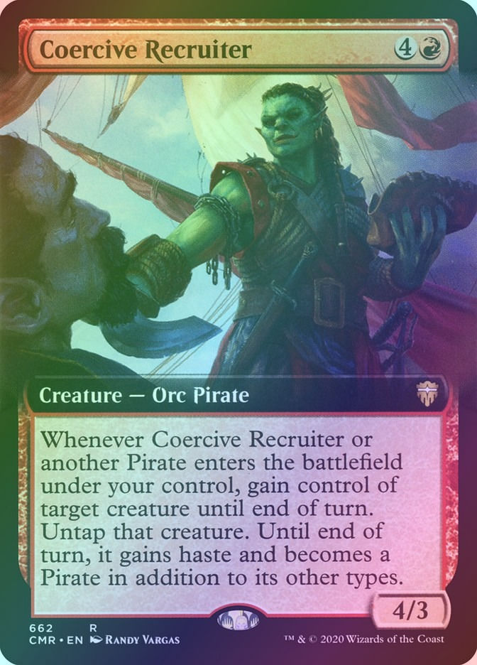 Coercive Recruiter (CMR) (662) / Extended Art / Foil