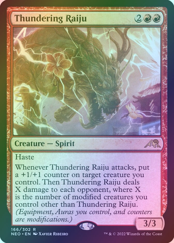 Thundering Raiju (NEO) (166) / Foil