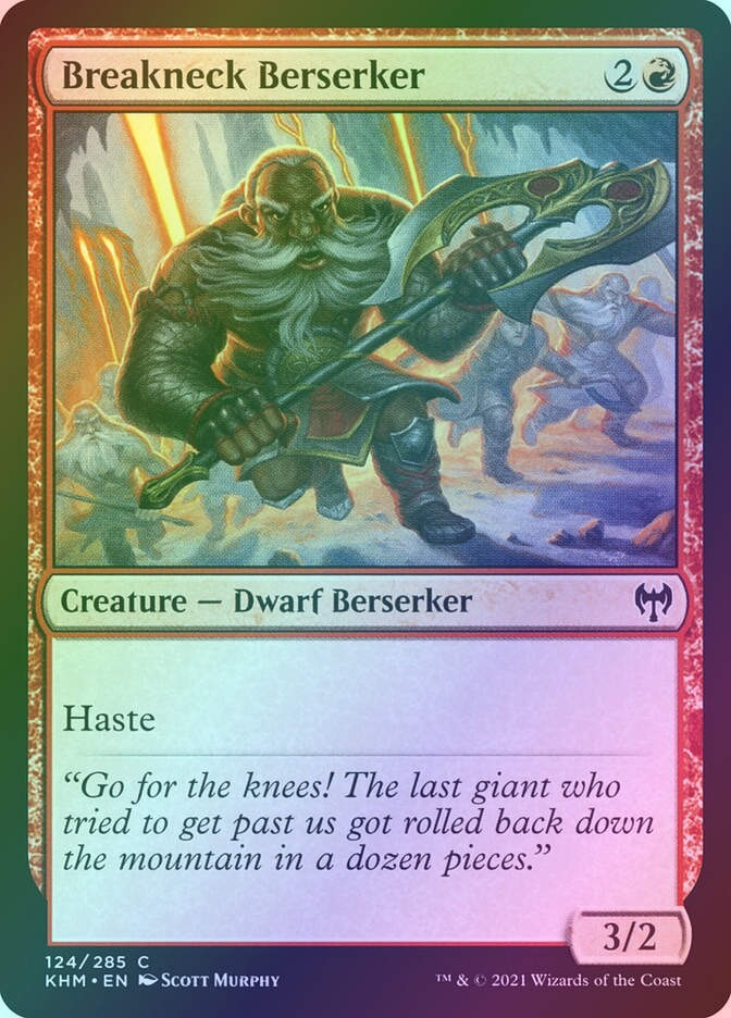 Breakneck Berserker (KHM) (124) / Foil