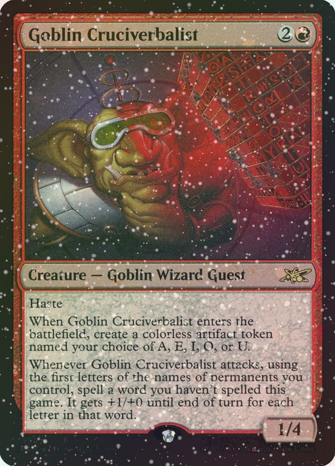 Goblin Cruciverbalist (UNF) (396) / Galaxy Foil