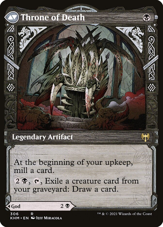 Egon, God of Death // Throne of Death (KHM) (306) / Showcase — cara 2 de 2