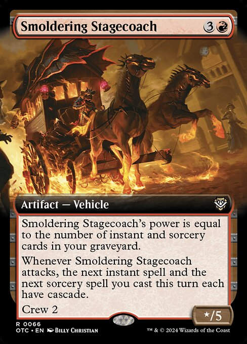 Smoldering Stagecoach (otc) (66) / Extended Art