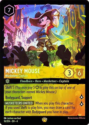 Mickey Mouse - Musketeer Captain (LOR_URS) / Foil