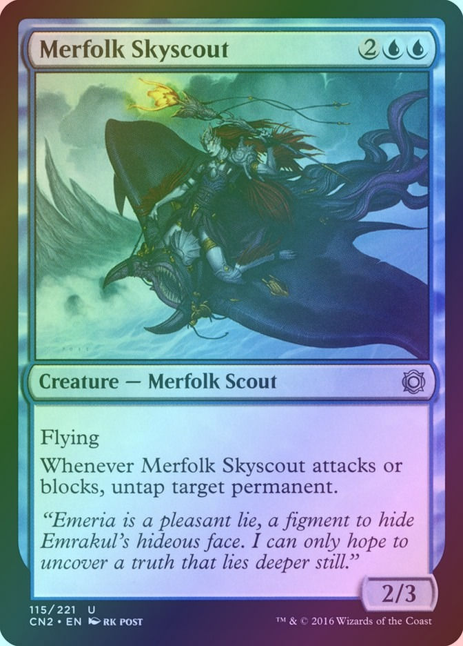 Merfolk Skyscout (CN2) (115) / Foil