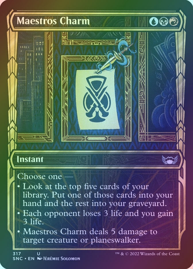 Maestros Charm (SNC) (317) / Showcase / Foil