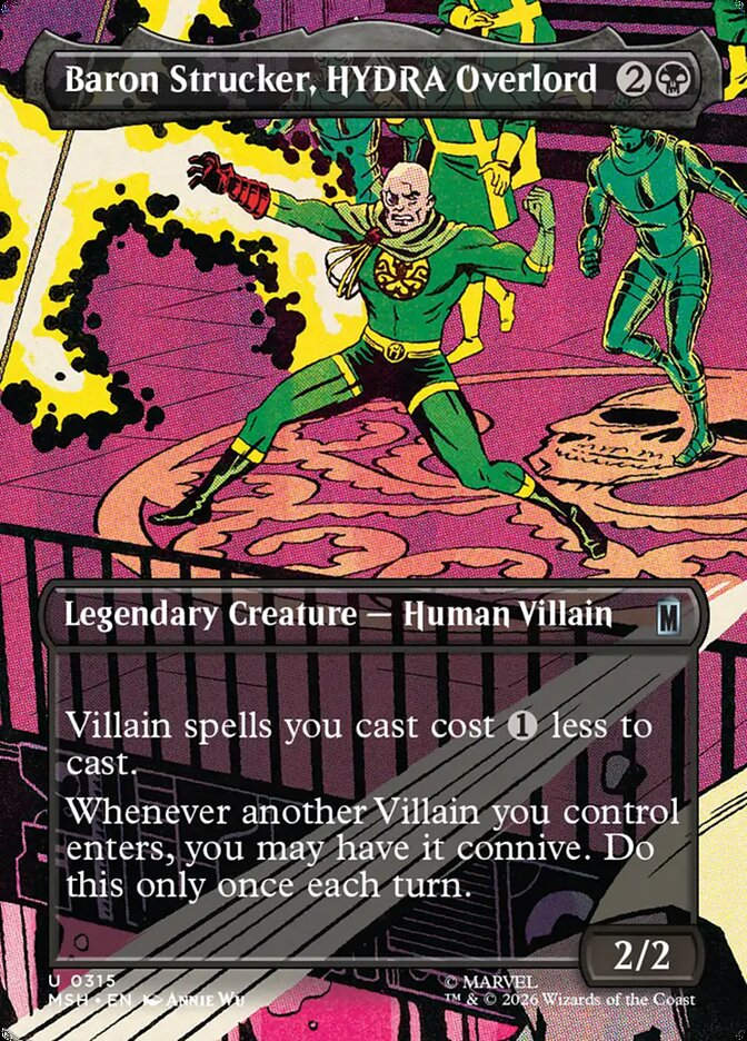 Baron Strucker, HYDRA Overlord (MSH) (315) / Borderless