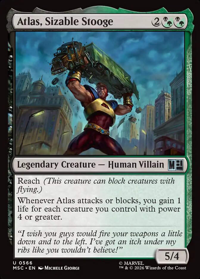 Atlas, Sizable Stooge (MSC) (566)