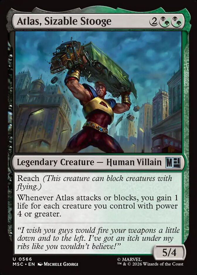 Atlas, Sizable Stooge (MSC) (566)