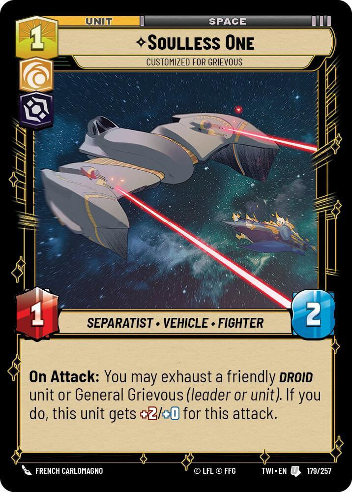 Soulless One - Customized for Grievous (TWI) (179/257) / Foil