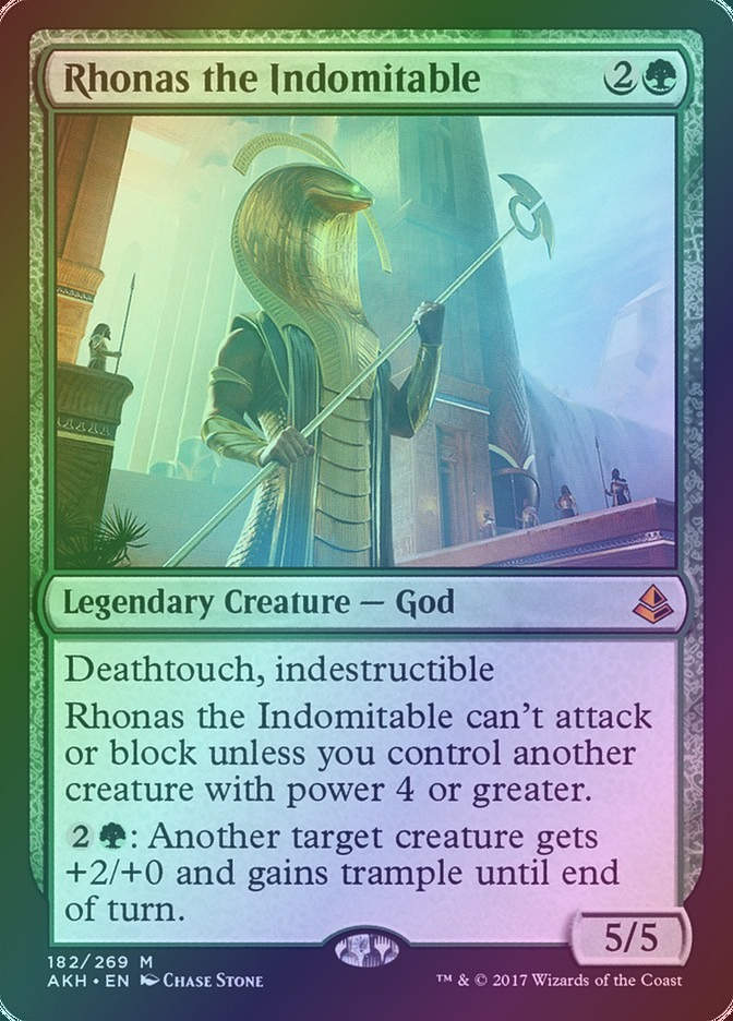 Rhonas the Indomitable (AKH) (182) / Foil