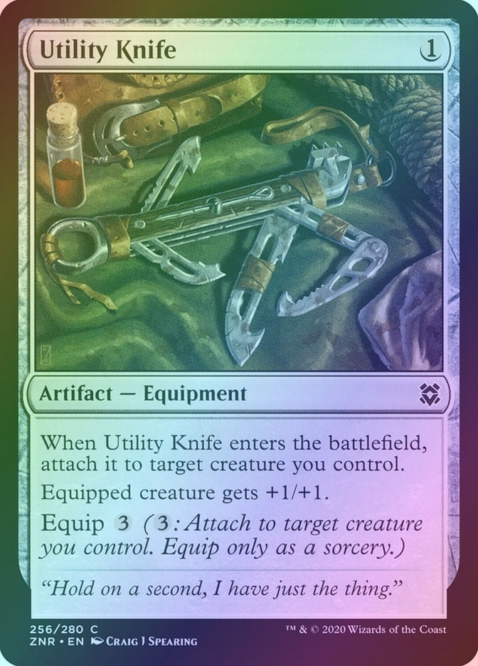 Utility Knife (ZNR) (256) / Foil