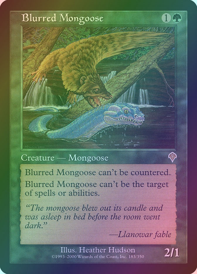 Blurred Mongoose (INV) (183) / Foil