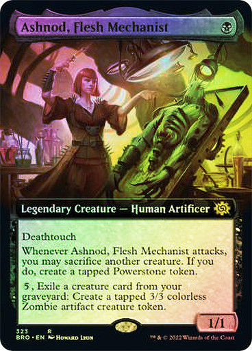 Ashnod, Flesh Mechanist (BRO) / Extended Art Foil