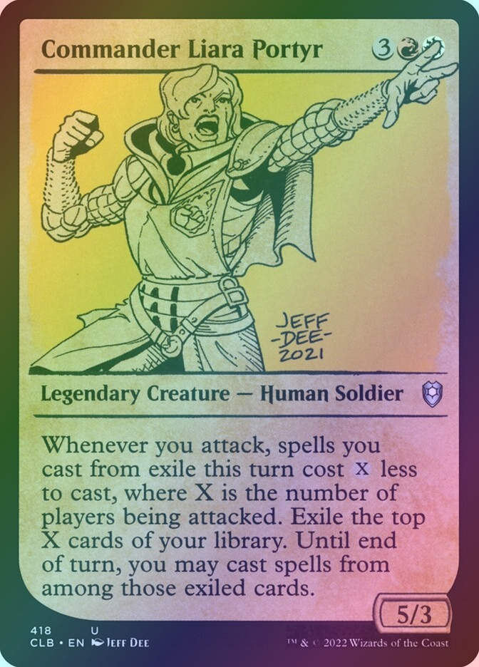Commander Liara Portyr (CLB) (418) / Showcase / Foil