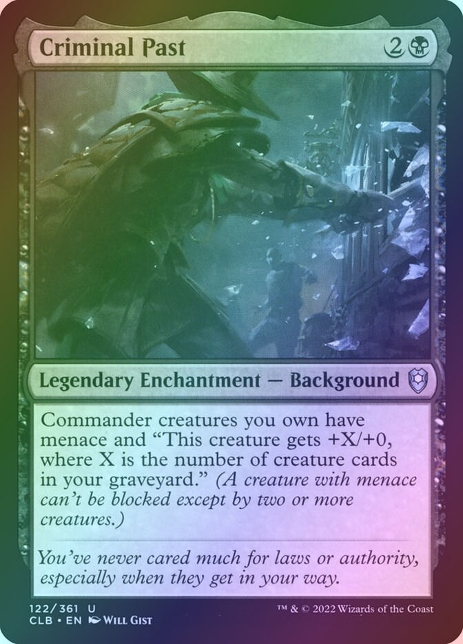 Criminal Past (CLB) (122) / Foil