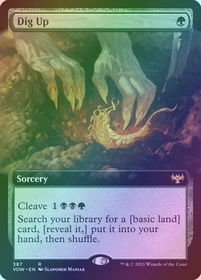 Dig Up (VOW) (387) / Extended Art / Foil