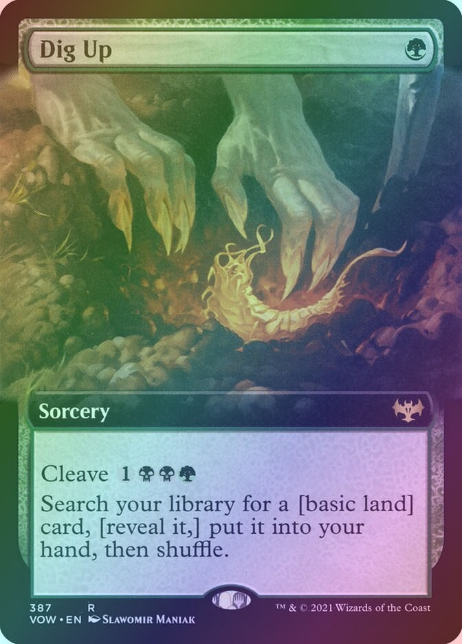 Dig Up (VOW) (387) / Extended Art / Foil