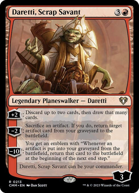 Daretti, Scrap Savant (cmm)
