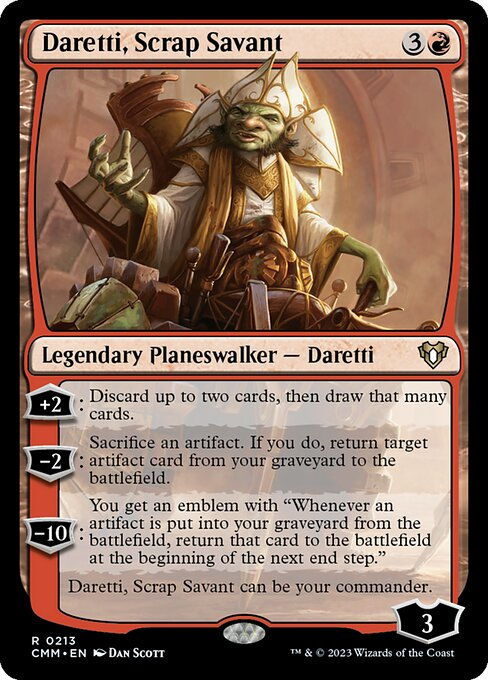 Daretti, Scrap Savant (cmm)