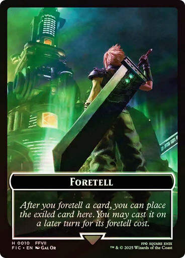 Foretell // Treasure Token (TFIC2) / Surge Foil