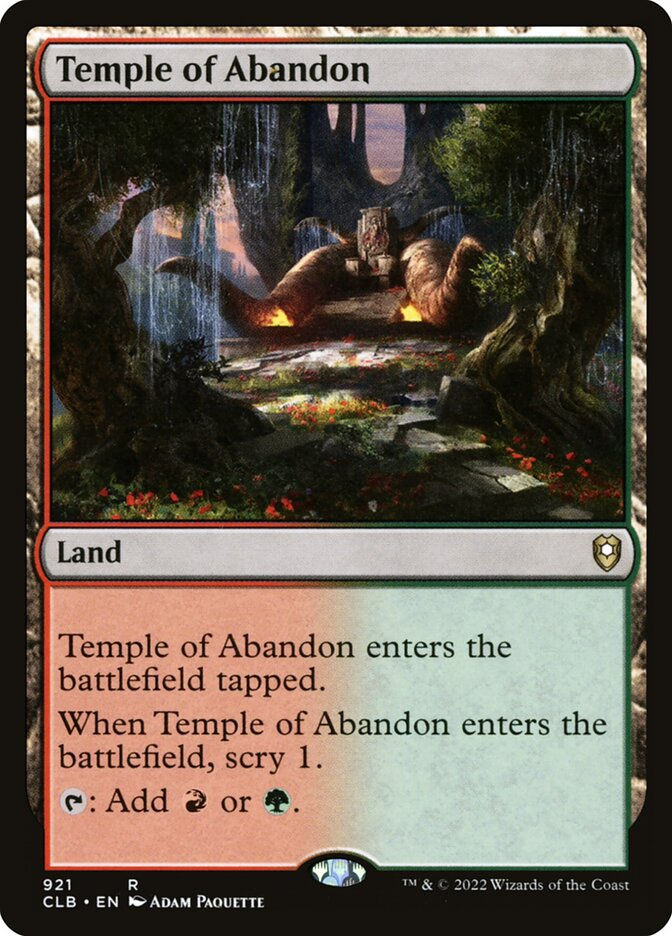 Temple of Abandon (CLB) (921)