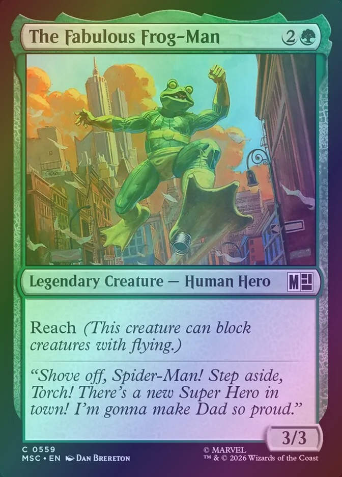 The Fabulous Frog-Man (MSC) (559) / Foil