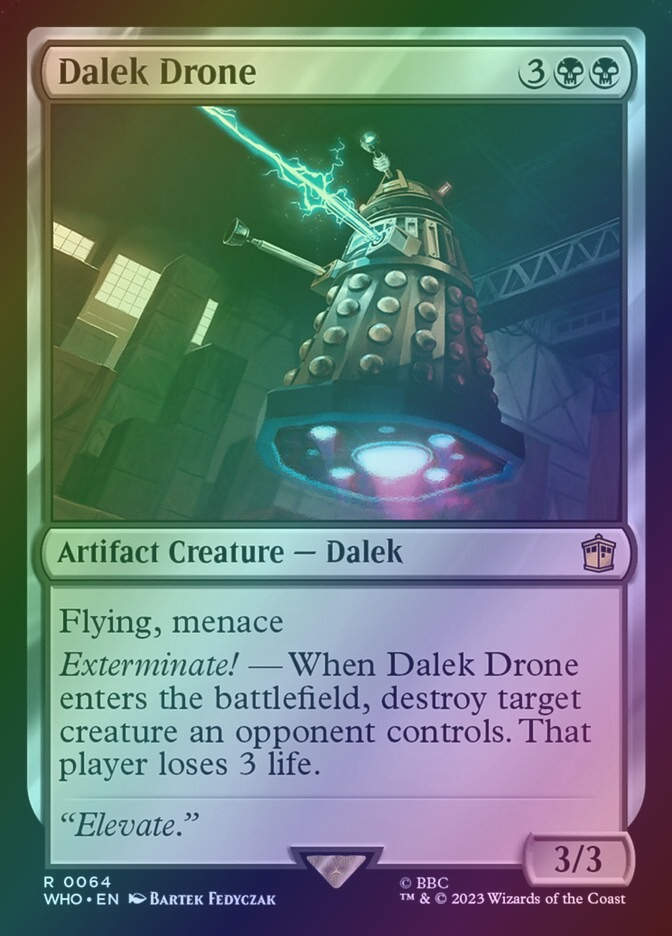 Dalek Drone (WHO) (64) / Foil