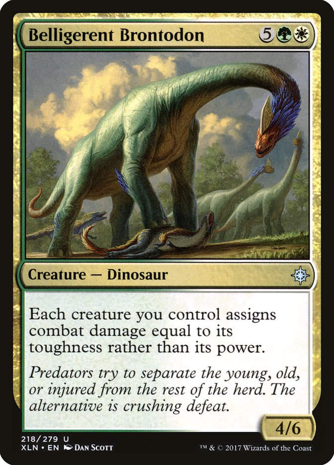 Belligerent Brontodon (XLN) (218)