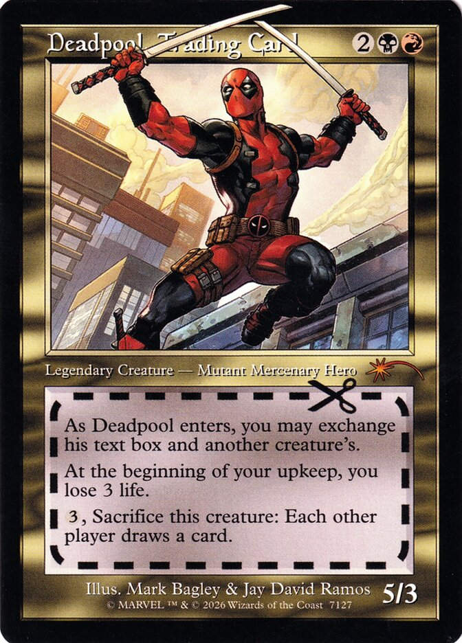 Deadpool, Trading Card (SLD) (7127)