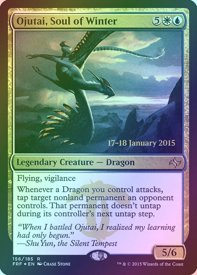 Ojutai, Soul of Winter (PFRF) (156s) / Foil