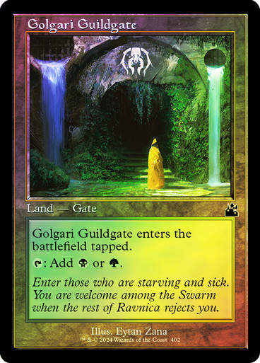 Golgari Guildgate (rvr) (402) / Retro / Foil