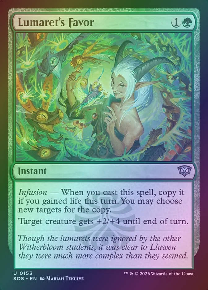 Lumaret's Favor (SOS) (153) / Foil